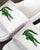 Lacoste Croco Sliders White/Green