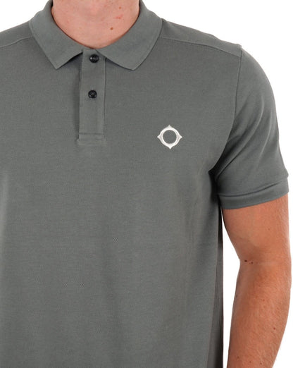 MA.STRUM Pique Polo Sedona Grau