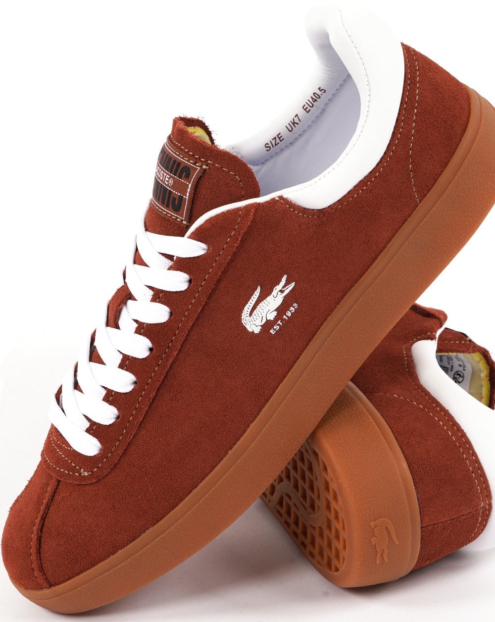 Lacoste Baseshot Trainer Braun/Gummi