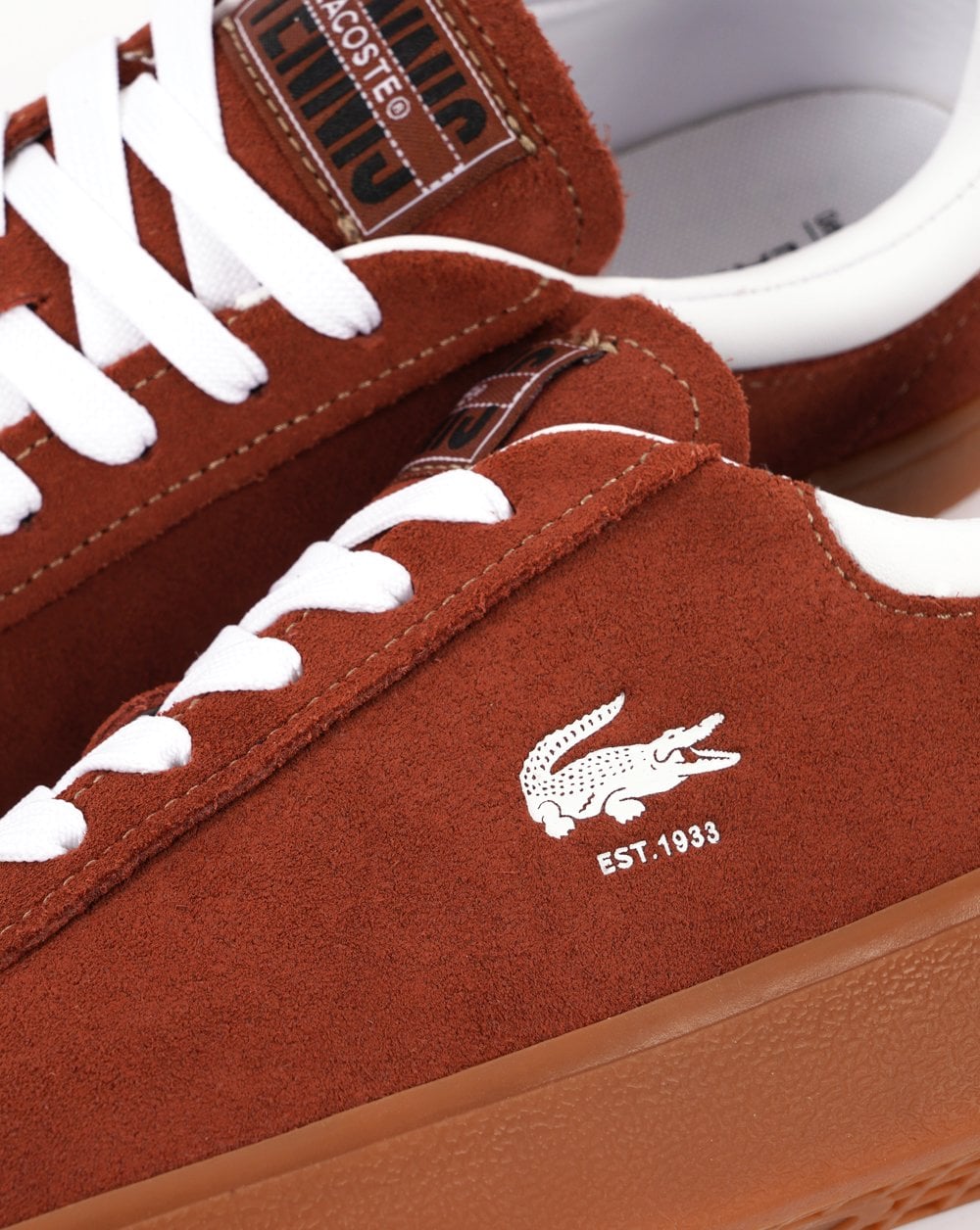 Lacoste Baseshot Trainer Braun/Gummi