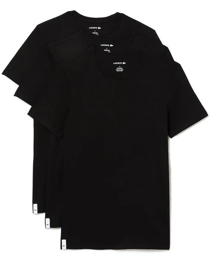 Lacoste – T-Shirt im Dreierpack in Schwarz