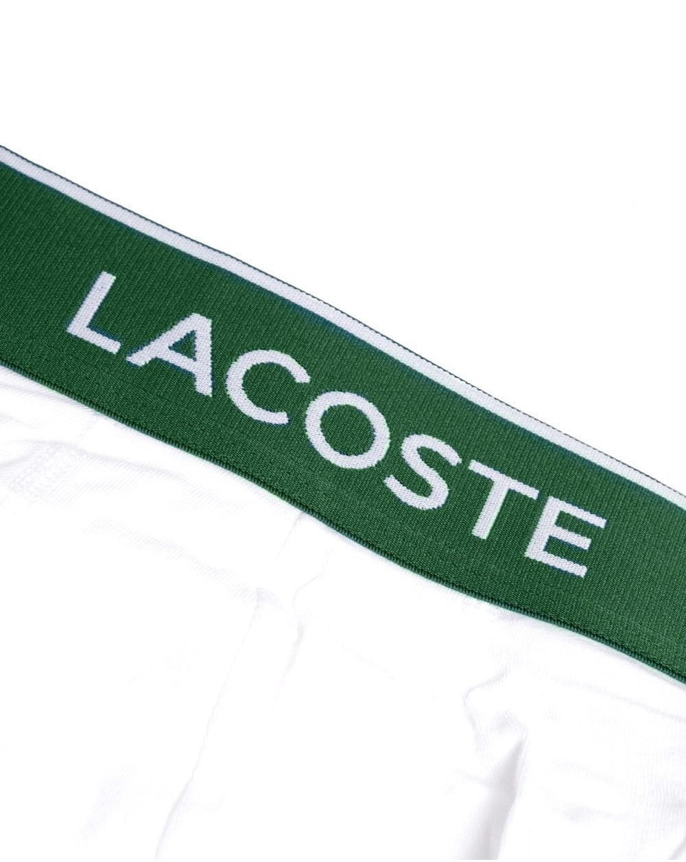 Lacoste – Dreierpack Boxershorts in Weiß
