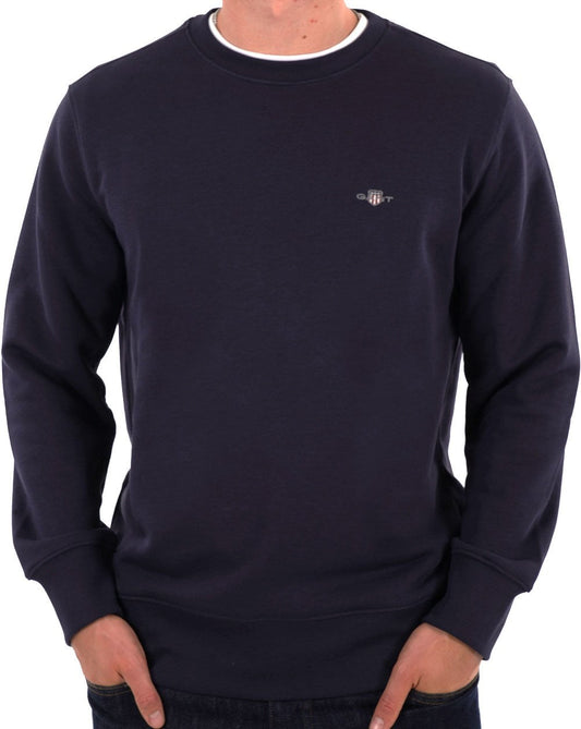 Gant Shield Crew Sweatshirt Marineblau