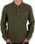Gant Shield LS Pique Polo Olive Green