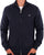 Gant Cotton Zip Cardigan Navy Blue