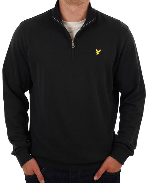 Lyle & Scott 1/4 Zip Sweatshirt Black