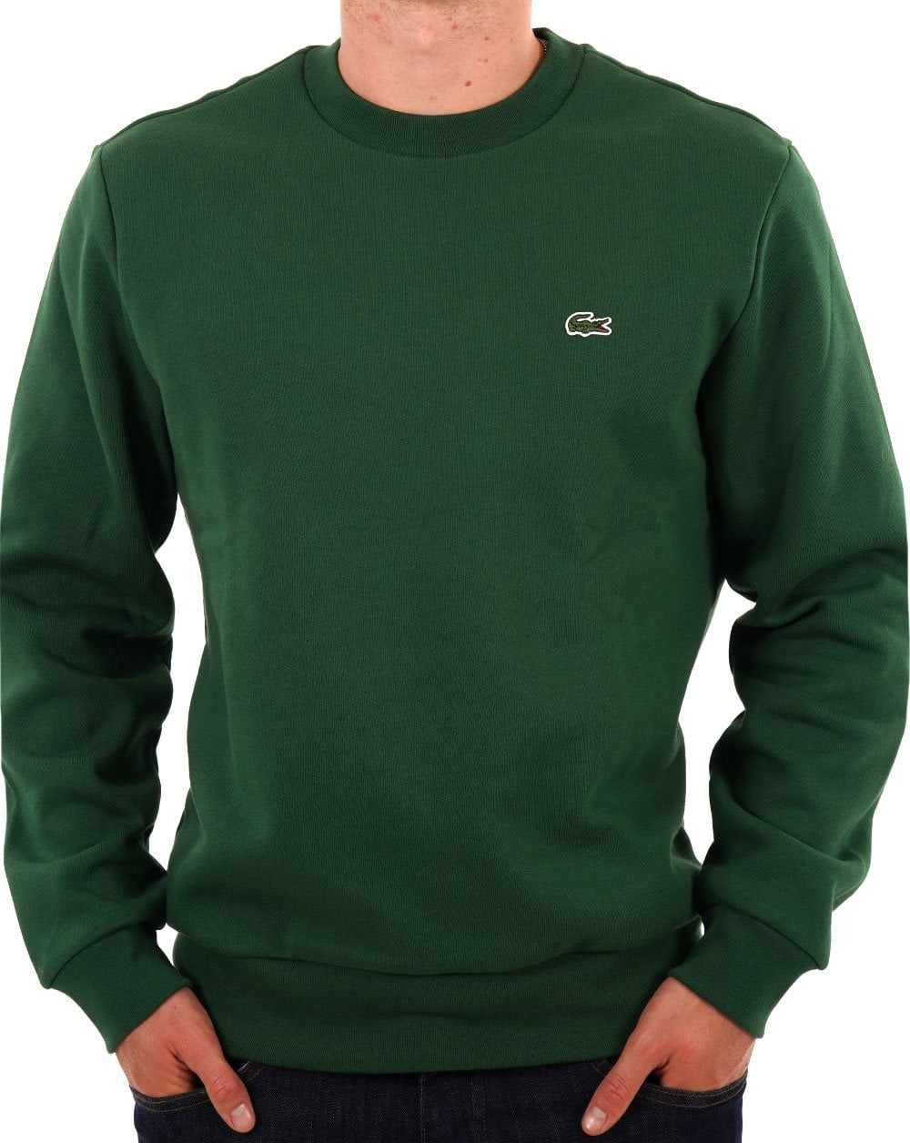 Lacoste Brushed Cotton Sweatshirt Green