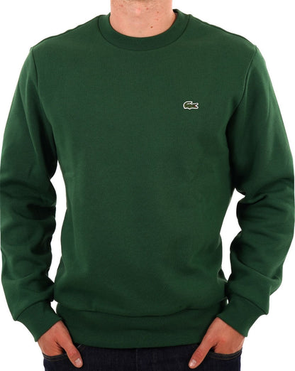 Lacoste Sweatshirt aus gebürsteter Baumwolle Grün