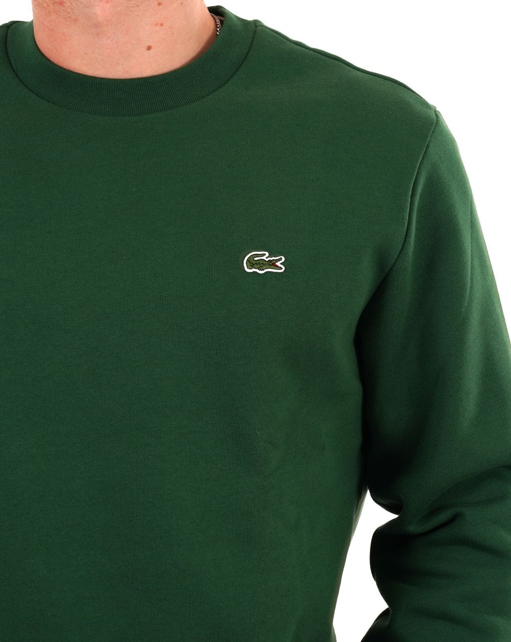Lacoste Brushed Cotton Sweatshirt Green