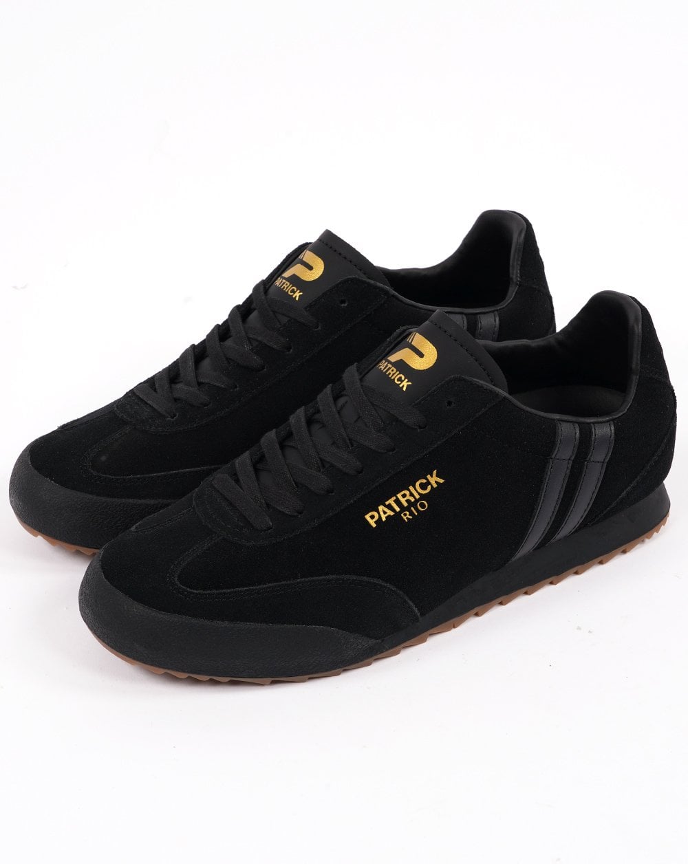 Patrick Rio Sneakers Schwarzes Wildleder