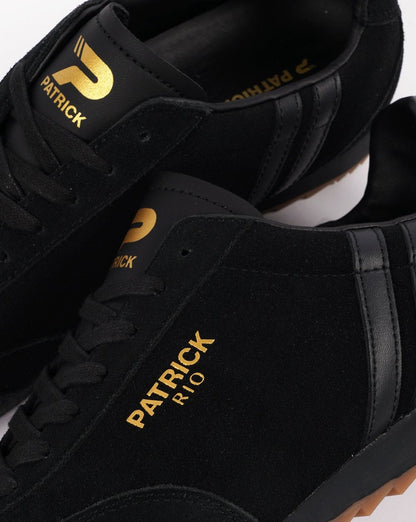 Patrick Rio Sneakers Schwarzes Wildleder