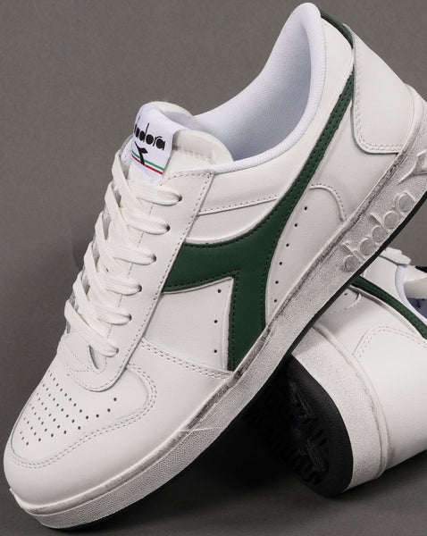 Diadora Magic Basket Trainer White Green