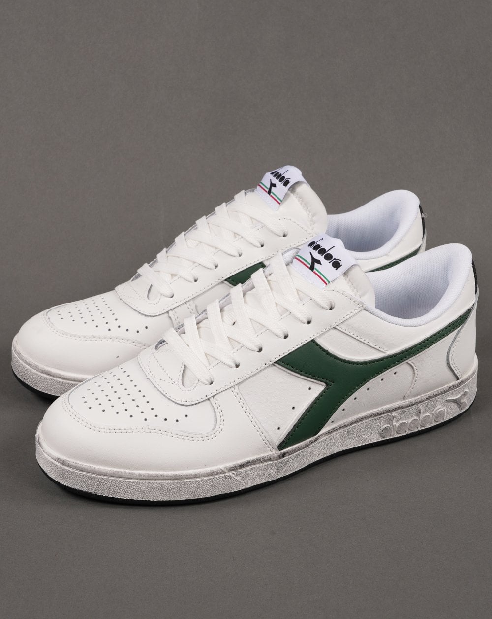 Diadora Magic Basket Sneaker weiß/grün