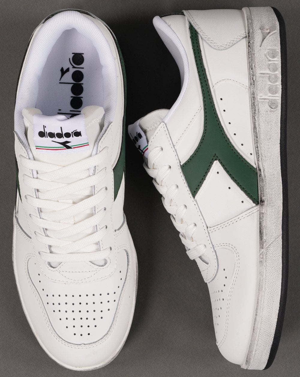 Diadora Magic Basket Sneaker weiß/grün