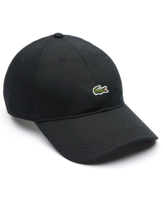 Lacoste Baumwoll-Twill-Cap Schwarz