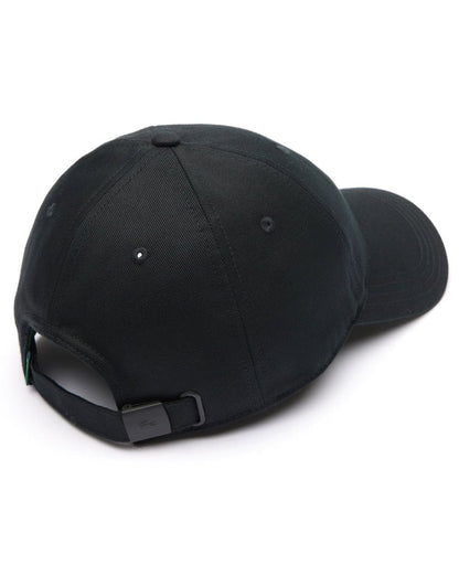 Lacoste Baumwoll-Twill-Cap Schwarz