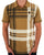 Trojan Check Panel Polo Shirt Camel