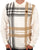 Trojan Oversize Check Panel LS Polo Ecru