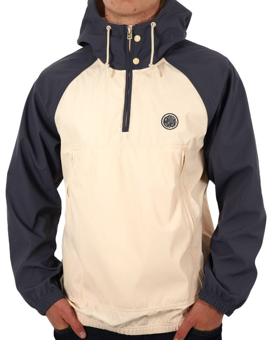 Pretty Green Pretty Green Travis Colourblock-Kittel in Stein