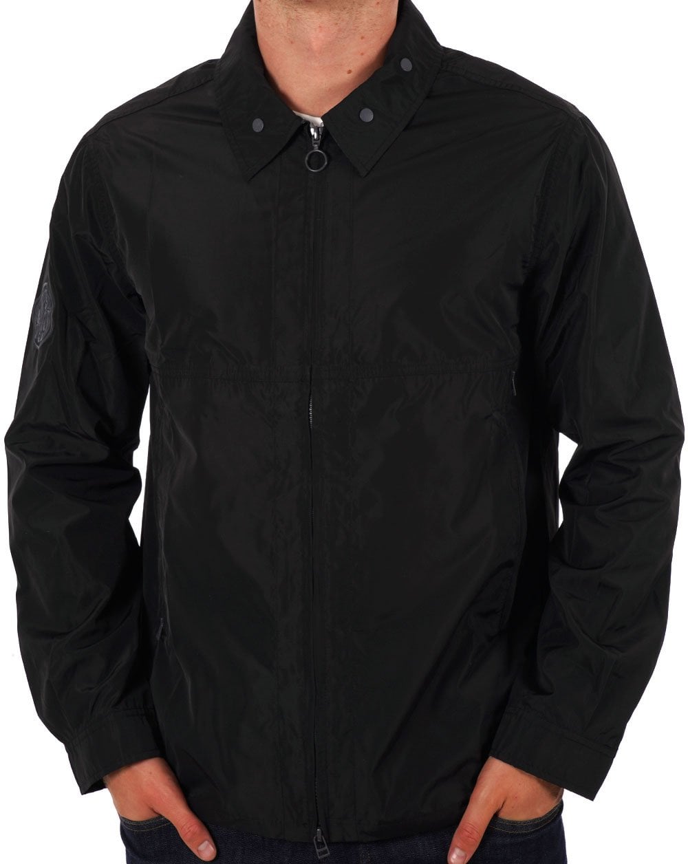 Pretty Green Porter Überhemd Schwarz