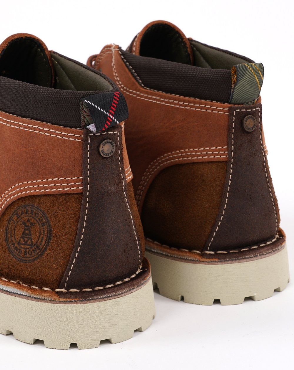 Barbour Bedrock Derby-Stiefel in Holzbraun