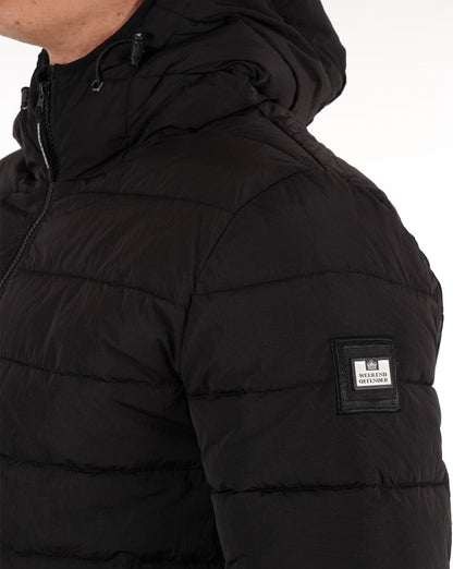 Weekend Offender La Guardia Wattierte Jacke Schwarz
