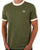 Sergio Tacchini Retro T Shirt Olive Gardenia