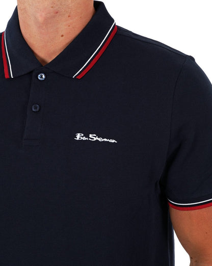 Ben Sherman Poloshirt Marineblau
