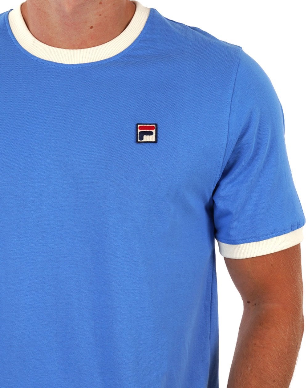 Fila Vintage Ringer T-Shirt Regattablau/Gardenia