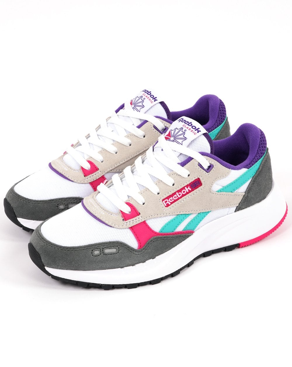Reebok Classic 2400 Trainers Chalk/Grey/Pink