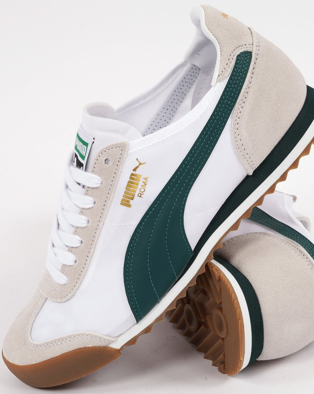 Puma Roma Sneaker Weiß Grün Exklusiv