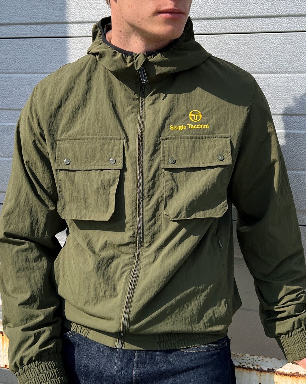 Sergio Tacchini Terrace Pocket Jacke Oliv