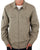 Pretty Green Armstrong Zip Overshirt Khaki