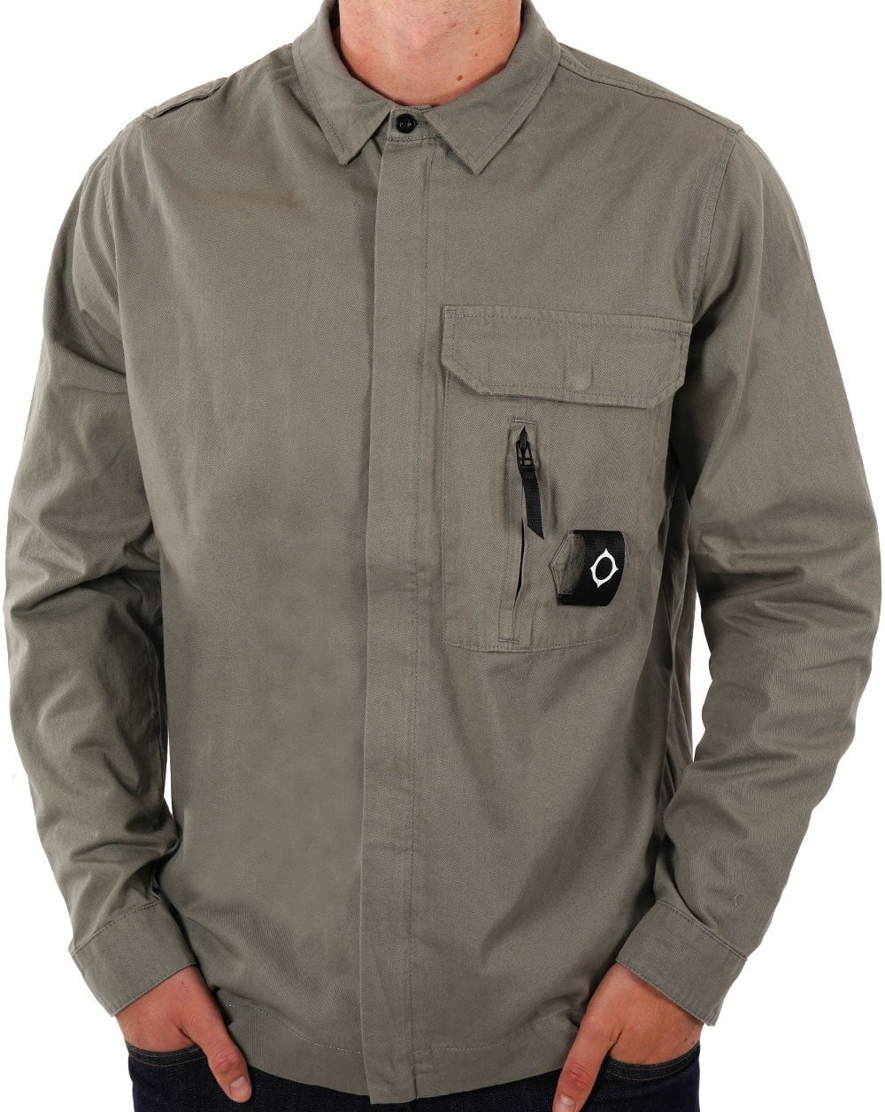 Ma.strum Cadet Overshirt Sedona Grau