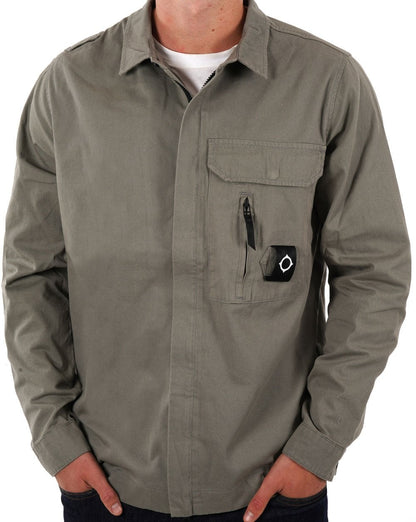 Ma.strum Cadet Overshirt Sedona Grau