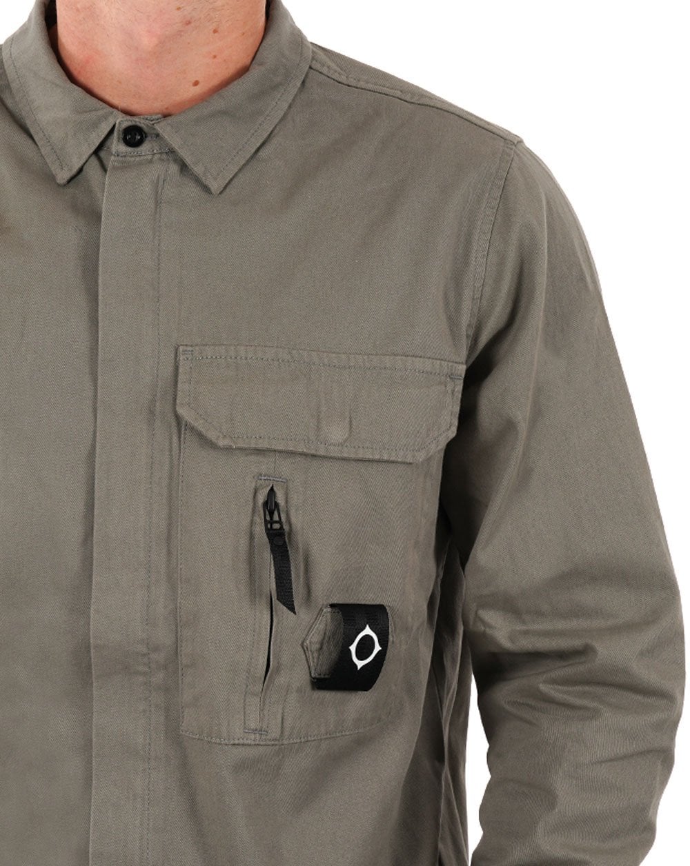 Ma.strum Cadet Overshirt Sedona Grau