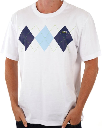 Lacoste Diamond T-Shirt Weiß