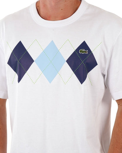 Lacoste Diamond T-Shirt Weiß