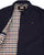 Gabicci Vintage Mac Navy Check collar