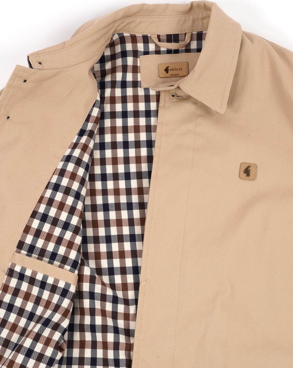 Gabicci Vintage Mac Stone Check Kragen