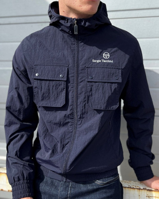 Sergio Tacchini Terrace Pocket Jacke Marineblau