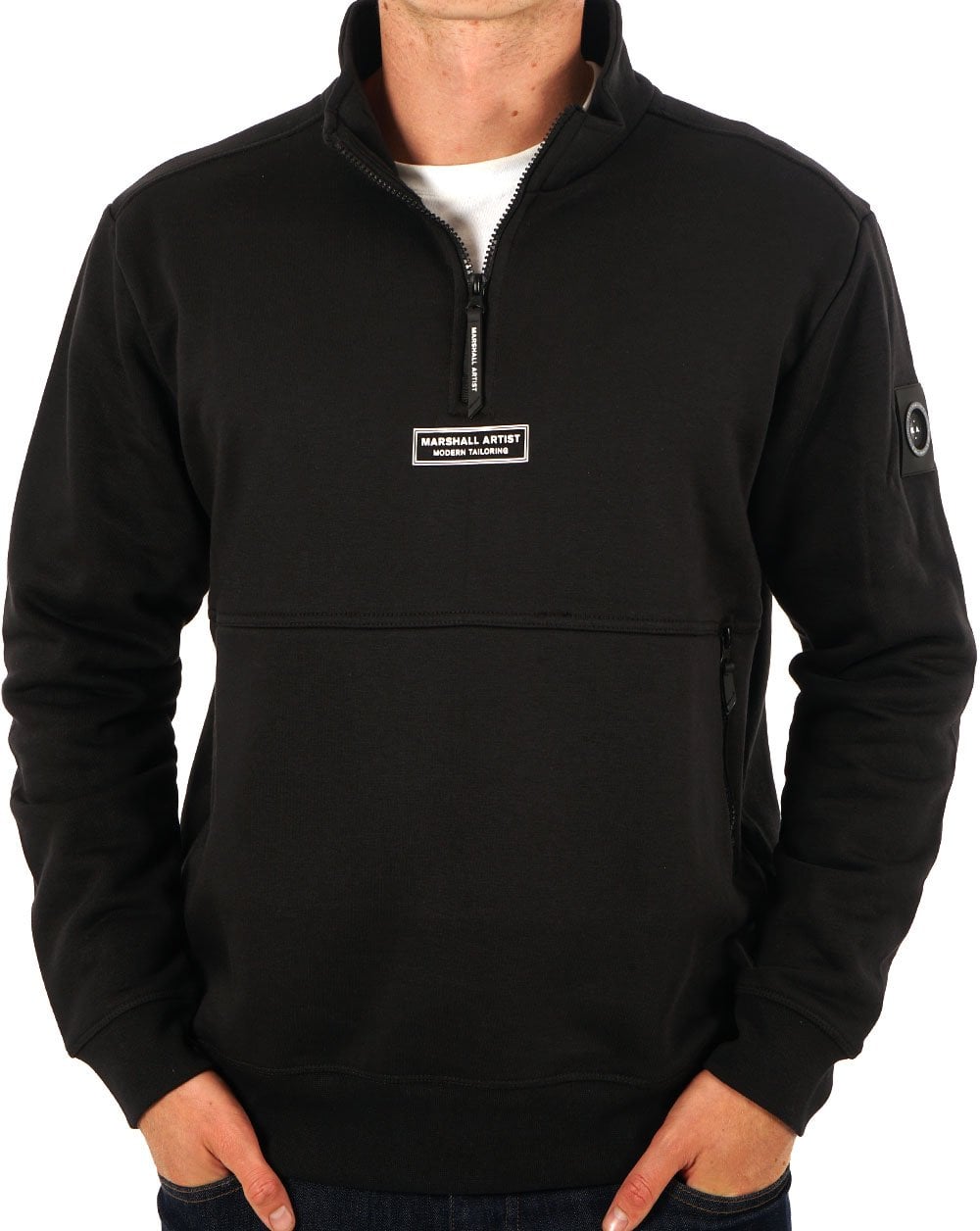 Marshall Artist Siren 1/4 Zip Black