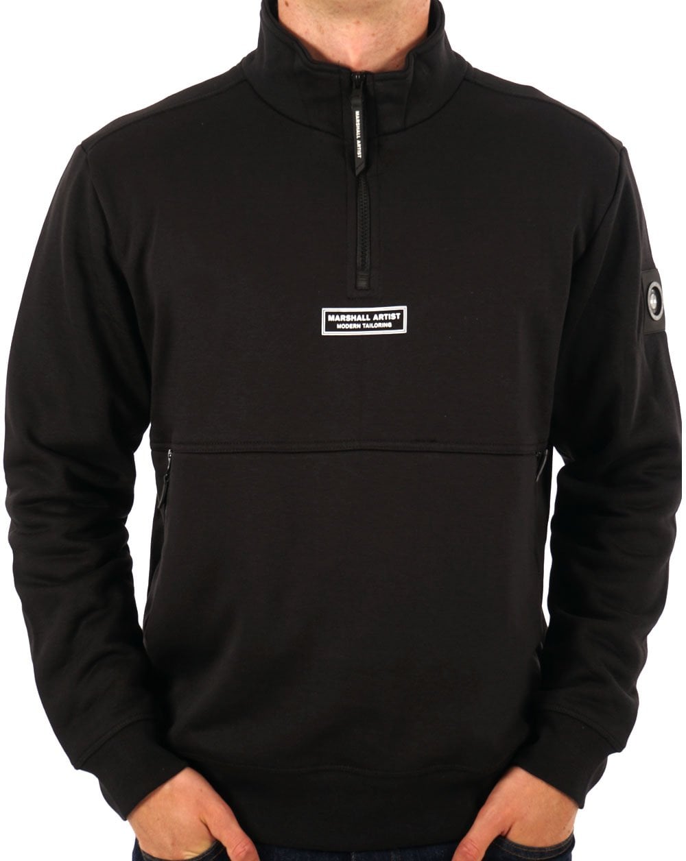 Marshall Artist Siren 1/4 Zip Black