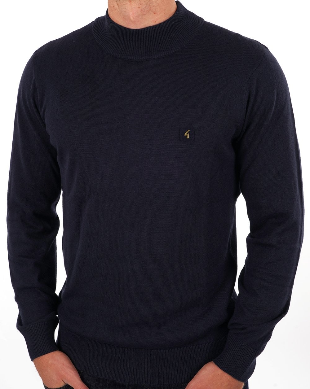 Gabicci Vintage Duke Rollkragenpullover, Marineblau