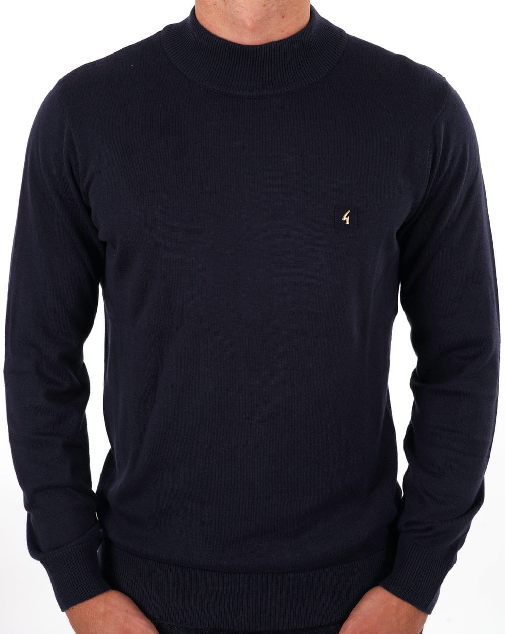Gabicci Vintage Duke Rollkragenpullover, Marineblau