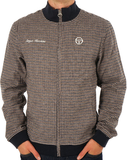 Sergio Tacchini – Bomberjacke mit Hahnentrittmuster