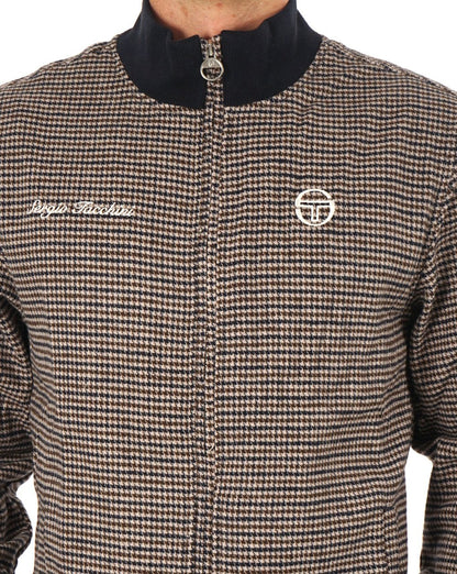 Sergio Tacchini – Bomberjacke mit Hahnentrittmuster