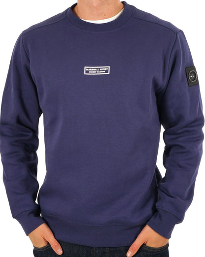 Marshall Artist Siren Crew Sweatshirt Monarch Blue