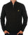 Lyle & Scott Merino Quarter Zip Jumper Black