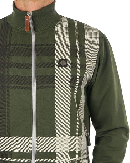 Trojan Check Trainingsjacke Army